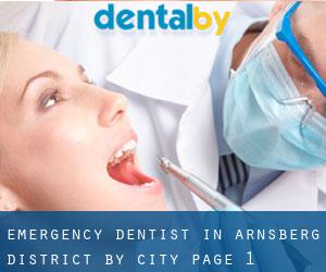 Emergency Dentist in Arnsberg District by city - page 1