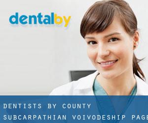 dentists by County (Subcarpathian Voivodeship) - page 1