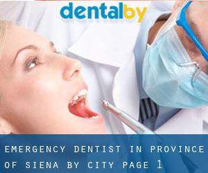 Emergency Dentist in Province of Siena by city - page 1