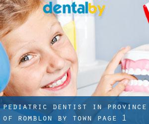 Pediatric Dentist in Province of Romblon by town - page 1
