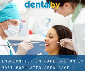 Endodontist in Cape Breton by most populated area - page 1