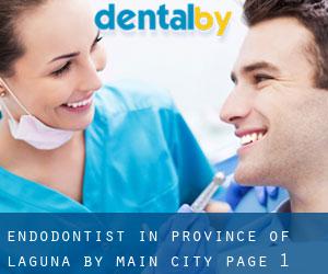 Endodontist in Province of Laguna by main city - page 1