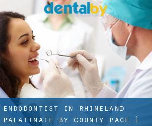 Endodontist in Rhineland-Palatinate by County - page 1