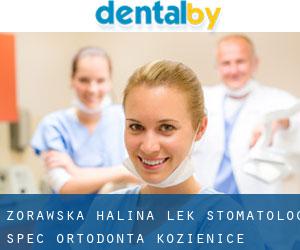 Żórawska Halina, lek. stomatolog. Spec. ortodonta (Kozienice)